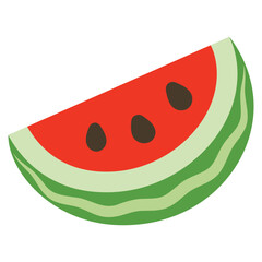 watermelon flat icon