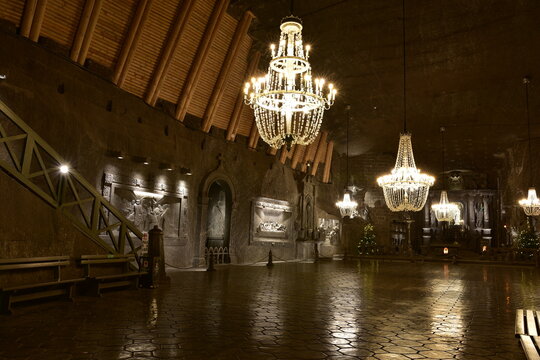 Kopalnia Soli Wieliczka, Kaplica św Kingi, obiekt UNESCO, Polska, Małopolska