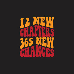 12 NEW CHAPTERS 365 NEW CHANCES SVG