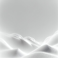 White abstract wave dunes