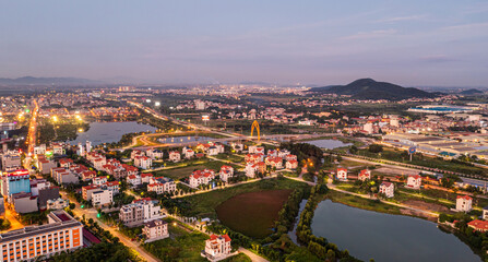Panorama of Bac Ninh city
