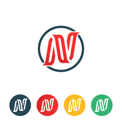 Letter N logo icon design template elements - vector sign for Corporate Banner, Business card, logo design.
Abstract letter N in colorful circles. Business technology concept symbol.