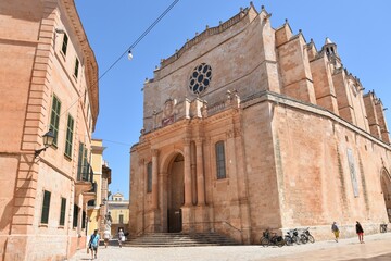 Fototapeta na wymiar Cathédrale de Ciutadella, à Minorque