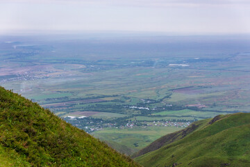 Naklejka premium view from the top of the mountain