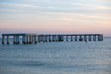 Fort Myers Beach Pier after Hurricane Ian