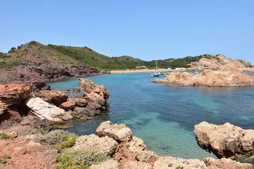 Photo sur Plexiglas Cala Pregonda, île de Minorque, Espagne Cala Pregonda à Minorque