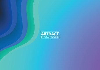 Paper cut style line wave pattern vector. Abstract template with geometric pattern.