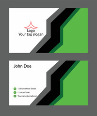 Modern creative corporate business card