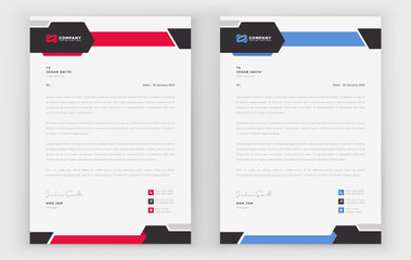 business corporate letterhead design