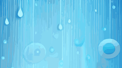 Light BLUE vector Modern abstract illustration with colorful water drops.