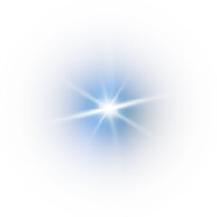 blue star light sparkle