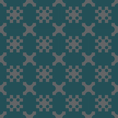 Fototapeta premium dark green classic seamless pattern