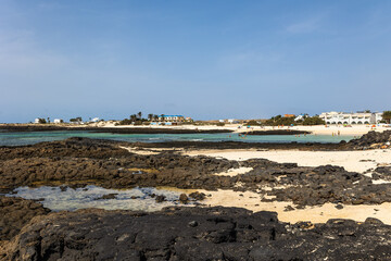 Seascape in El Cotillo Fuerteventura, Canary Islands, Spain