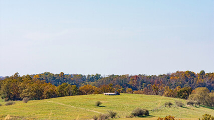 Fototapeta premium Agricultural landscape in Appalachia