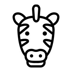zebra line icon
