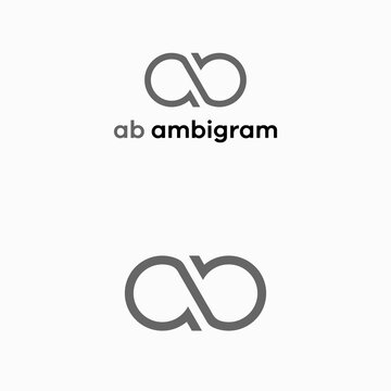 illustration of a symbol ambigram