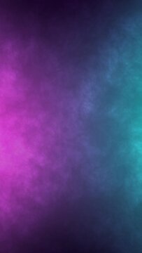 Neon particles background. Blue pink abstract glowing space Vertical video