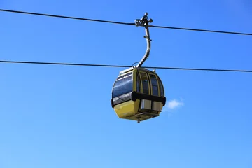 Photo sur Plexiglas Gondoles a gondola of the mountain railway in tyrol