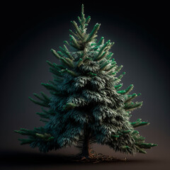 christmas pine, christmas tree