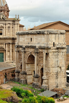 A picture of roman forum