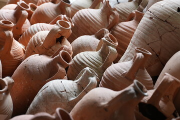An Ancient Greek Amphora. Wine and Grain Storage Vessel