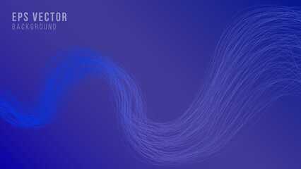 modern wave curve abstract presentation background. Luxury paper cut background. Abstract decoration, golden pattern, halftone gradients, 3d Vector illustration. Blue background