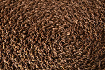 photo woven wicker napkin for the table