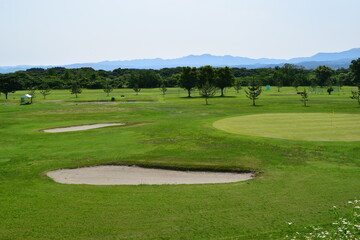 Naklejka premium 市民ゴルフ場