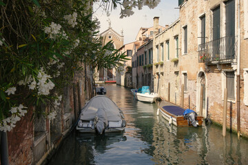 Venice side street canal