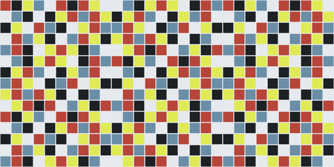 Fototapeta premium Tile pixelated and colored. Vector for print or wallpaper, seamless surfaces and stylish illustration.