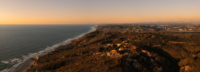 Broken Hill at Torrey Pines State Natural Reserve and State Park La Jolla San Diego California...