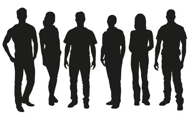 People silhouettes 25