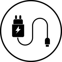 Charger icon. sign for mobile concept and web design. vector illustration