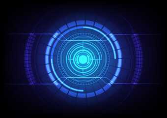 Abstract technology background with Hi-tech communication concept