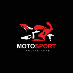 MotorSport Logo, Vector Motor, Automotive Design, Repair, Spare Parts, Motorcycle Team, Vehicle Buying and Selling, and Company Brand