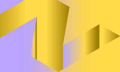 gradient abstract yellow background letter n shapes