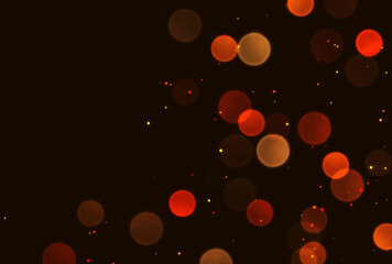 背景素材_夜景_玉ボケ