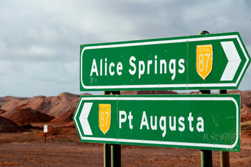 Stuart Highway Directions - South Australia