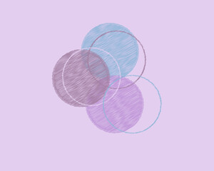 Fototapeta premium Abstract background template. Contemporary collage with organic shapes and line in pastel colors. for wall framed prints, canvas prints, poster, home decor, cover, wallpaper. Vector Illustration