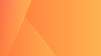 Orange abstract letters PPT business cover background
