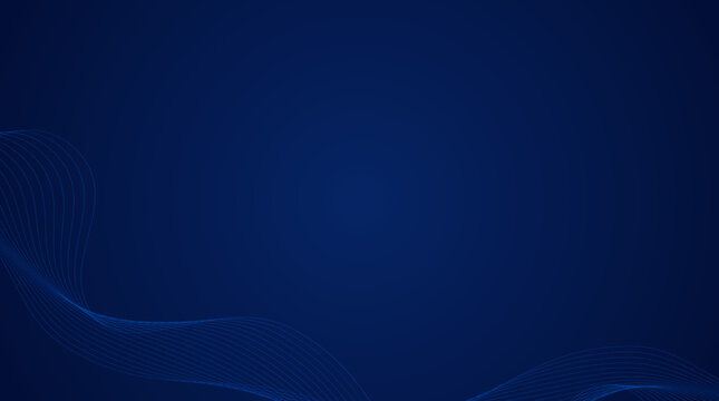 Dark blue abstract ripple vector background