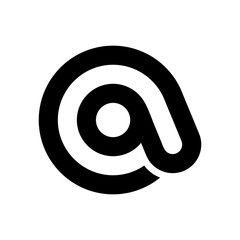 A or Q initial logo vector design in black and white colors	