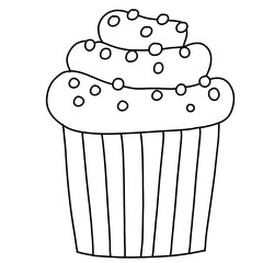 Hand Drawn Cake Vector 
