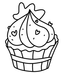 Doodle Cake Vector 