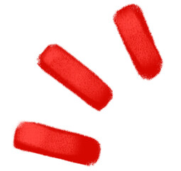 Valentine's day hand drawing doodle shape and wow effect elements illustration