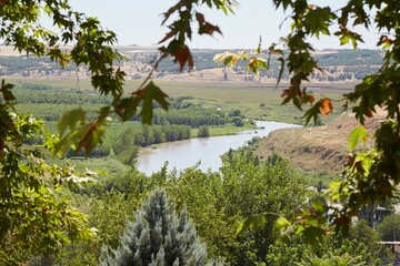 Fototapeta na wymiar A View of the Tigris River from Diyarbakir