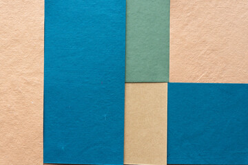 Fototapeta premium rough and textured paper shapes background