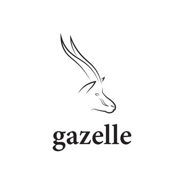 gazelle head logo