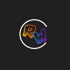 RW Lighting Letters logo vector