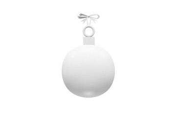 silver Christmas ball, new, Decoration